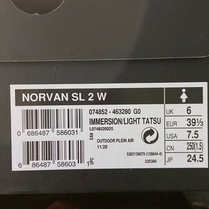 Arc’teryx Norvan SL 2 Women’s 7.5 (US) / 39 1/3 (European)